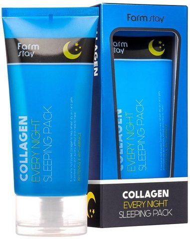Маска для обличчя нічна FarmStay Collagen Every Night Sleeping Pack з колагеном 120 мл 8809639172452 фото