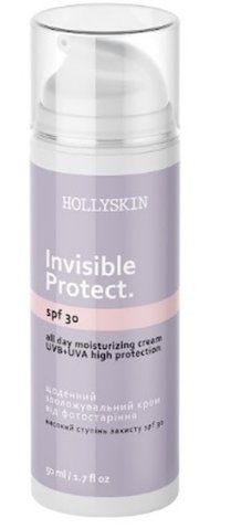 Крем для обличчя від фотостаріння HOLLYSKIN Invisible Protect 50 мл 4820200411132 фото