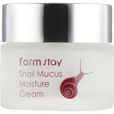 Крем для обличчя Farmstay Snail Mucus Moisture Cream з муцином равлика 50 г 8809809801908 фото