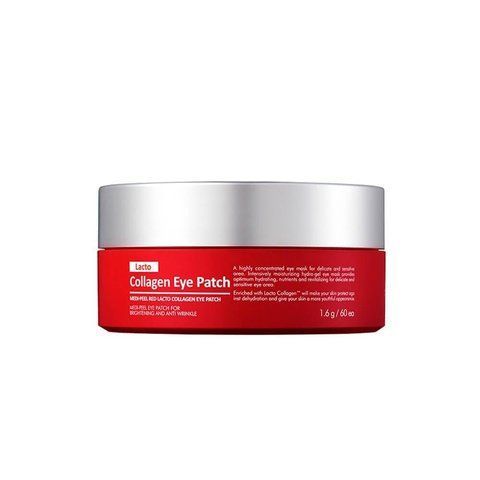 Патчі під очі омолоджуючі MEDIPEEL з колагеном Red Lacto Collagen Eye Patch 8809409340289 фото