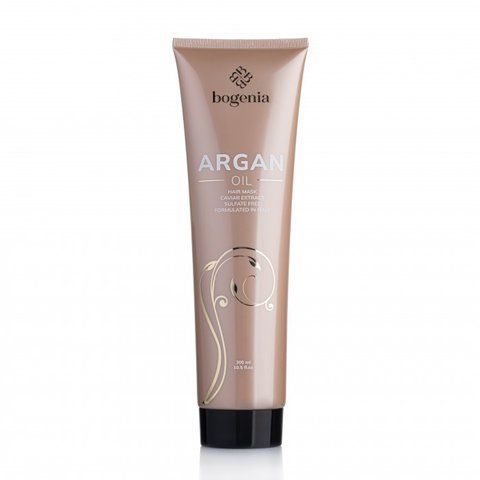 Маска для волосся Bogenia Argan Oil & Caviar Extract Hair Mask 300 мл 4823121505140 фото