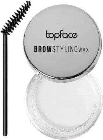 Моделюючий віск для брів TopFace Brow Styling Wax прозорий 10 г 8681217250666 фото