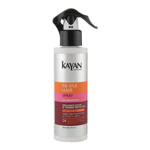 Спрей-термозахист для волосся фарбованого Kayan Professional BB Silk Hair Spray 200мл 5906660407201 фото