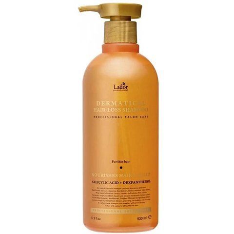 Шампунь для тонкого волосся Lador Dermatical Hair Loss Shampoo For Thin Hair 530 мл 8809181935222 фото