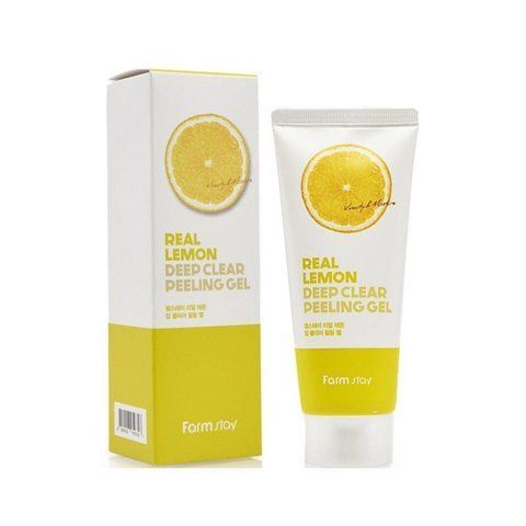 Пілінг-гель для обличчя FarmStay Real Lemon Deep Clear Peeling Gel 100 мл 8809809801014 фото