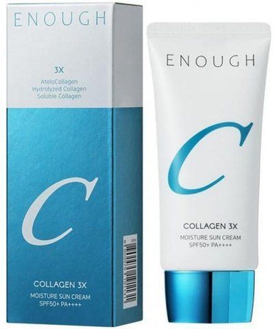 Крем для обличчя сонцезахисний Enough Collagen 3X Moisture Sun Cream SPF50+ PA++++ 50 г 8809975191131 фото