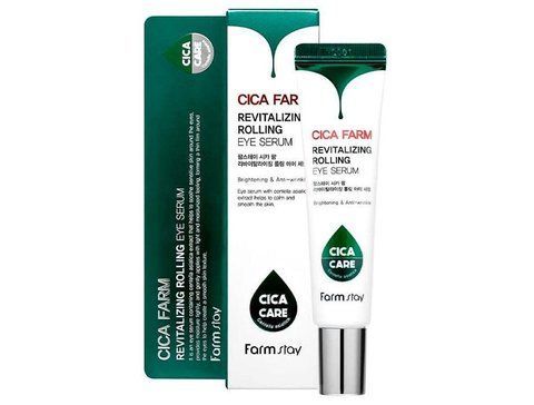 Сироватка для шкіри навколо очей FarmStay Cica Farm Revitalizing Rolling Eye Serum 25мл 8809480773549 фото