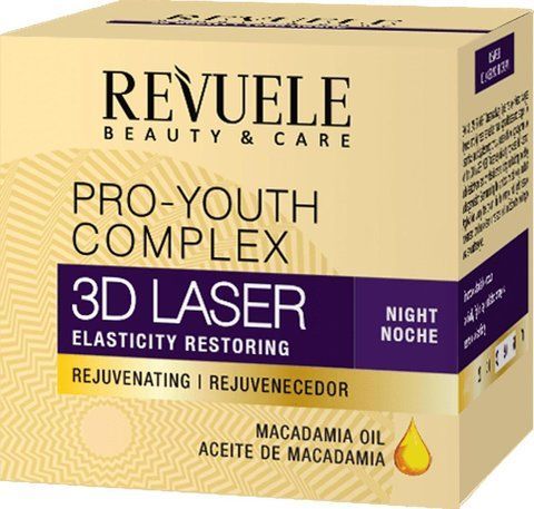 Крем для обличчя нічний Revuele 3D Laser Pro-Youth Complex Night Cream 50 мл 5060565100992 фото