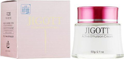 Крем для обличчя Jigott Гіалурон Active Emulsion Cream 50 мл 8809541281235 фото