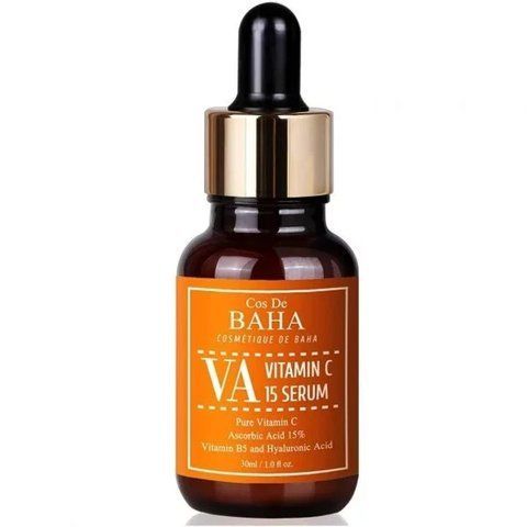 Сироватка з вітаміном C 15% Cos De Baha Vitamin C 15% Serum Ascorbic Acid 30ml 8809240318119 фото