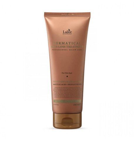 Маска для волосся тонкого Lador Dermatical Hair-Loss Treatment For Thin Hair 200 мл 8809181936571 фото