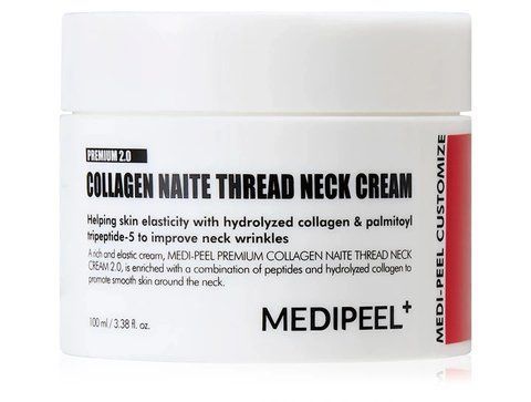 Крем для шиї та декольте MEDIPEEL Premium Collagen Naite Thread Neck Cream 2.0 100 мл 8809409345550 фото