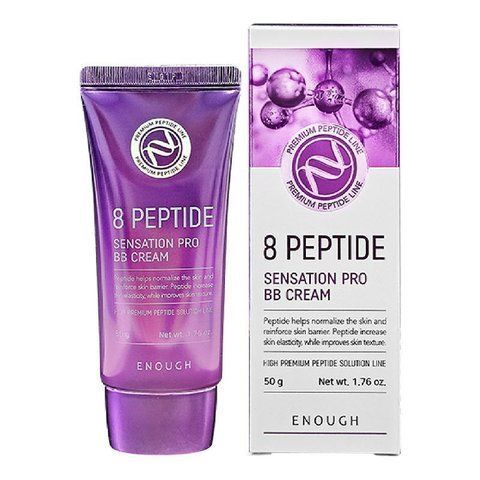 Тональний крем Enough 8 Peptide Sensation Pro BB Cream 50 г 8809726960382 фото