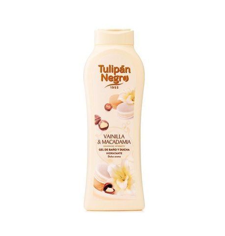 Гель для душу Tulipan Negro зволожуючий Vainilla & Macadamia 650 мл 8410751093183 фото