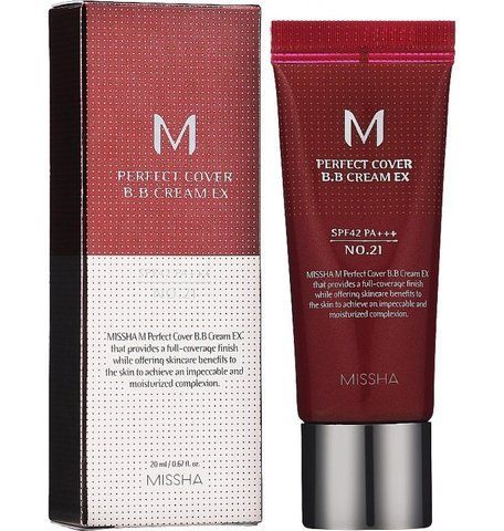 BB-крем MISSHA Perfect Cover SPF42/PA++ №21 20 мл 8809581487949 фото
