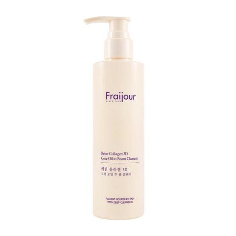 Гідрофільна очищувальна олія-пінка для обличчя Fraijour Retin-Collagen 3D Core Oil to Foam Cleanser 210мл 8802929009476 фото