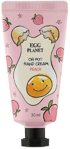 Крем для рук і нігтів Daeng Gi Meo Ri Egg Planet Oh my Hand Cream Peach 30 мл 8807779088862 фото