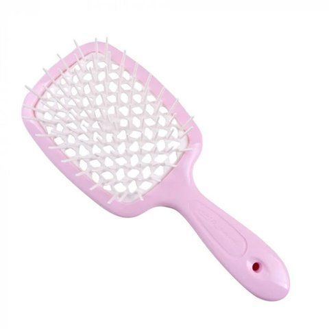 Щітка Janeke Superbrush Рожева з білим 8006060607595 фото