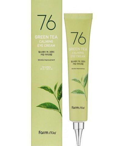 Крем для шкіри навколо очей FarmStay 76 Green Tea Calming Eye Cream 45г 8809674692120 фото