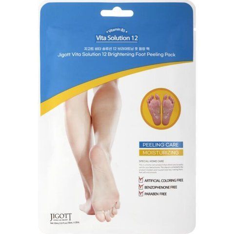 Пілінг-шкарпетки для ніг Jigott Vita Solution 12 Brightening Foot Peeling Pack 8809541282591 фото