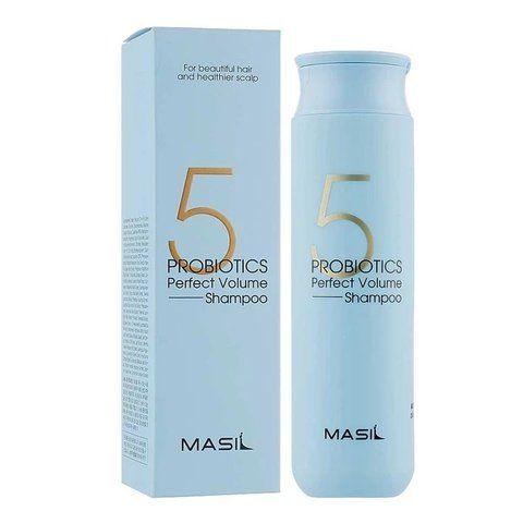 Шампунь з пробіотиками для ідеального об'єму волосся MASIL 5 Probiotics Perfect Volume Shampoo 300 мл 8809744060415 фото