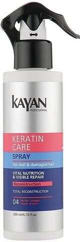Спрей для волосся пошкодженого та тьмяного Kayan Professional Keratin Care Hair Spray 250мл 5906660407171 фото