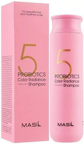Шампунь з пробіотиками для захисту кольору MASIL 5 Probiotics Color Radiance Shampoo 300 мл 8809744060392 фото